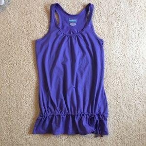 Tek Gear purple yoga tank top workout shirt